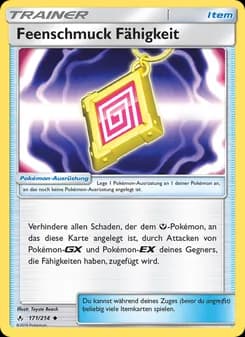 Feenschmuck Fähigkeit card in German