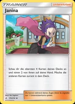 Janina card in German