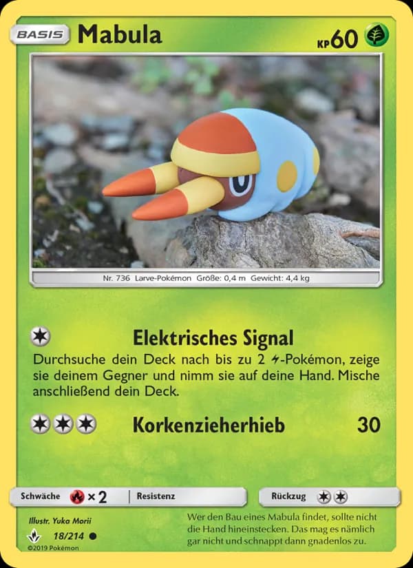 Mabula card in German