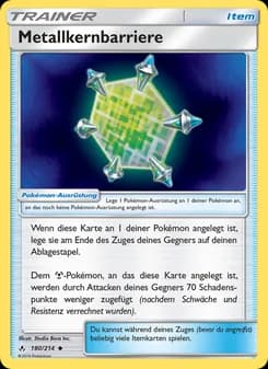 Metallkernbarriere card in German