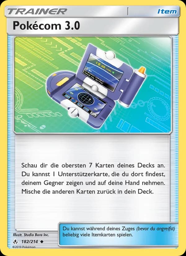 Pokécom 3.0 card in German