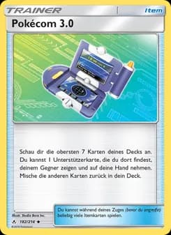 Pokécom 3.0 card in German