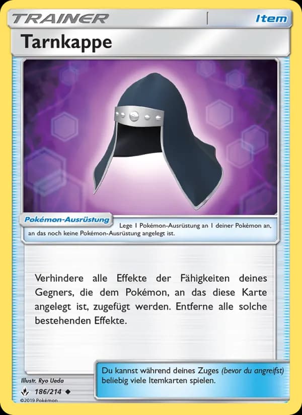 Tarnkappe card in German
