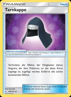 Tarnkappe card in German