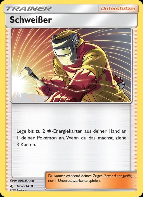 Schweißer card in German