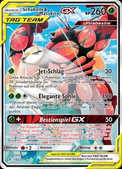Schabelle & Masskito GX card in German