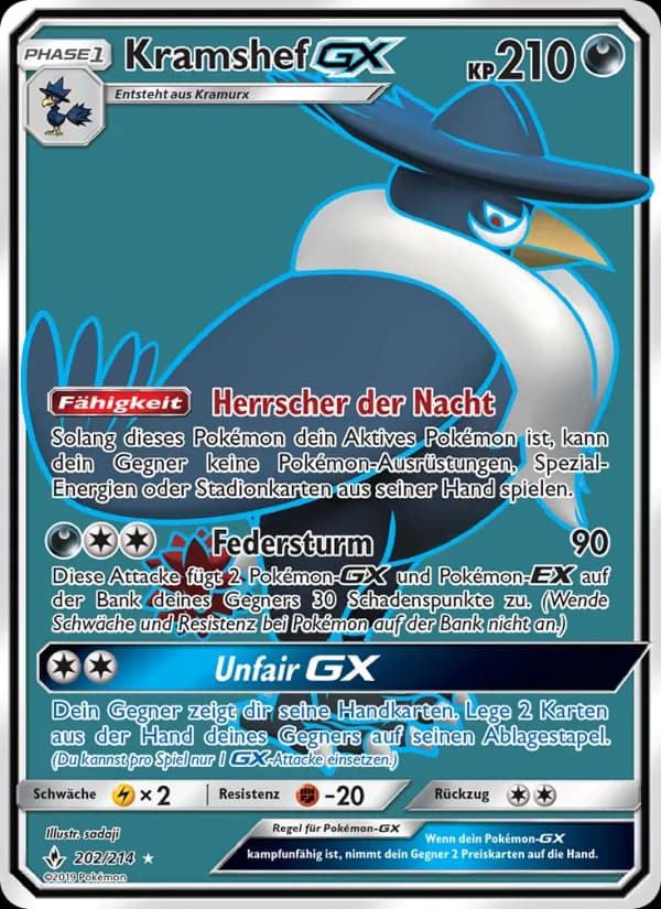 Kramshef GX card in German