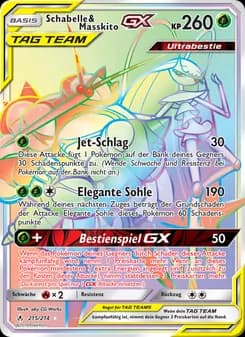 Schabelle & Masskito GX card in German
