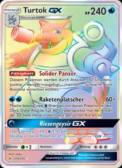 Turtok GX card in German