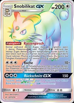 Snobilikat GX card in German
