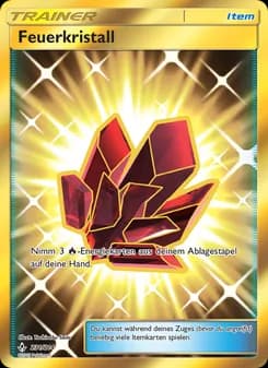 Feuerkristall card in German