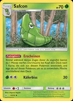 Safcon card in German