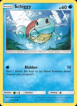 Schiggy card in German