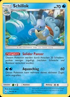 Schillok card in German