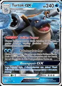 Turtok GX card in German