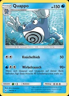 Quappo card in German
