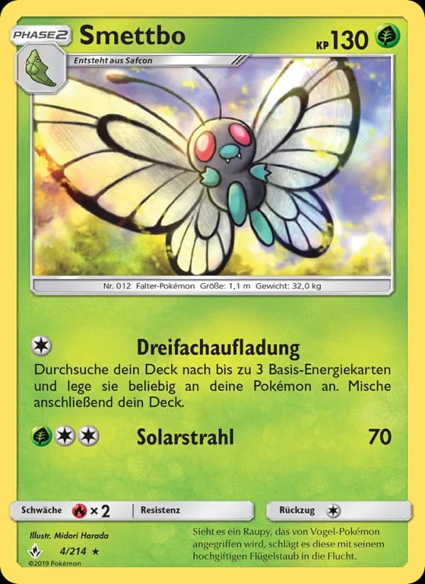 Smettbo card in German