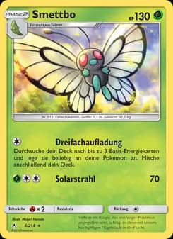 Smettbo card in German