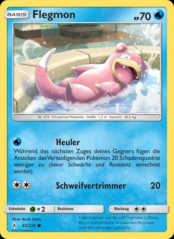 Flegmon card in German