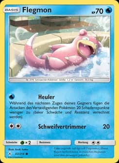 Flegmon card in German