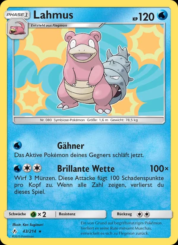 Lahmus card in German