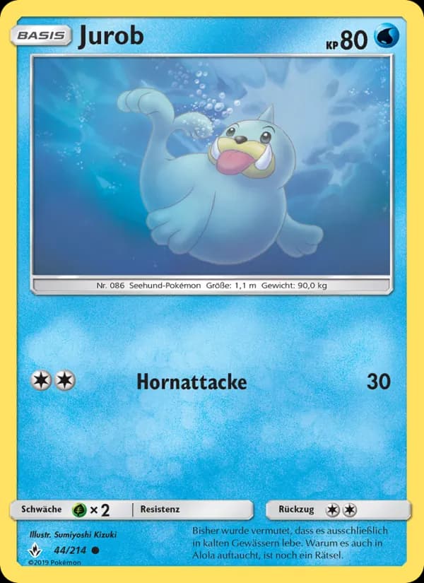 Jurob card in German