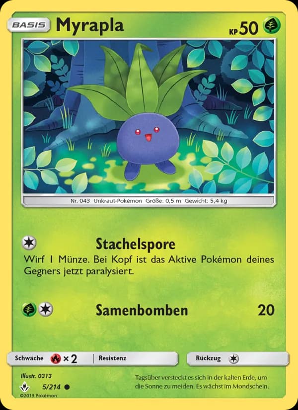 Myrapla card in German