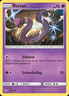 Rettan card in German