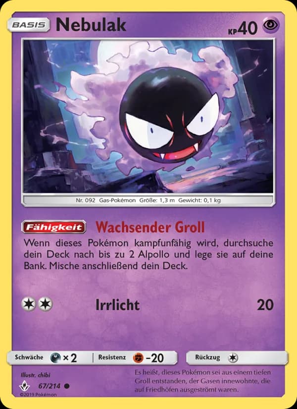 Nebulak card in German