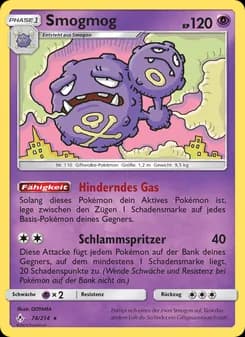 Smogmog card in German