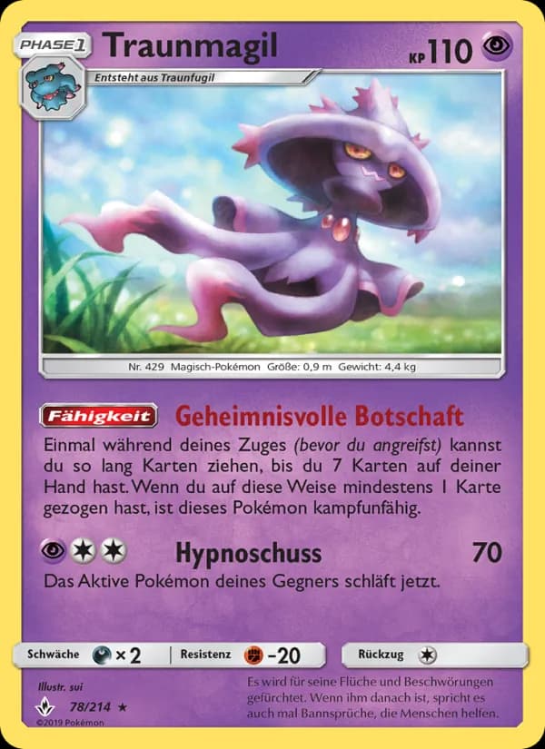 Traunmagil card in German