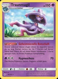 Traunmagil card in German