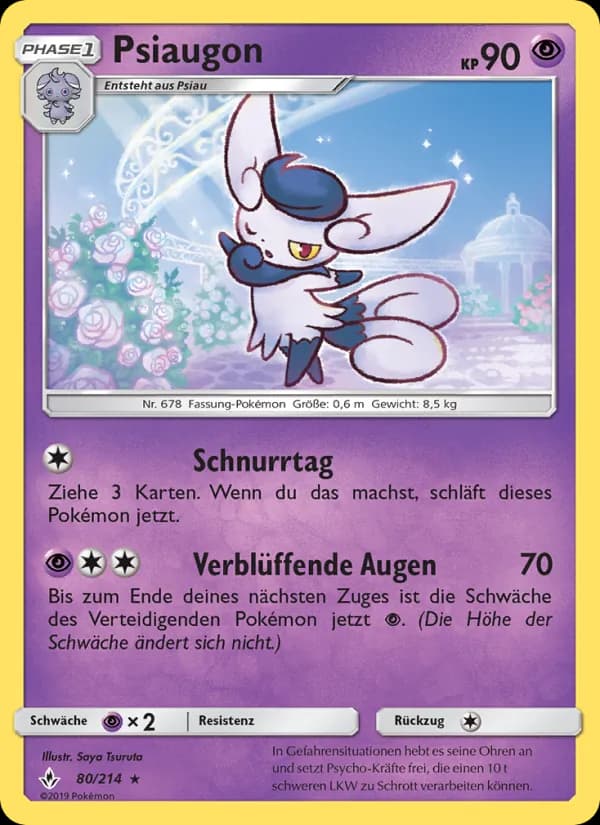 Psiaugon card in German