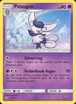 Psiaugon card in German