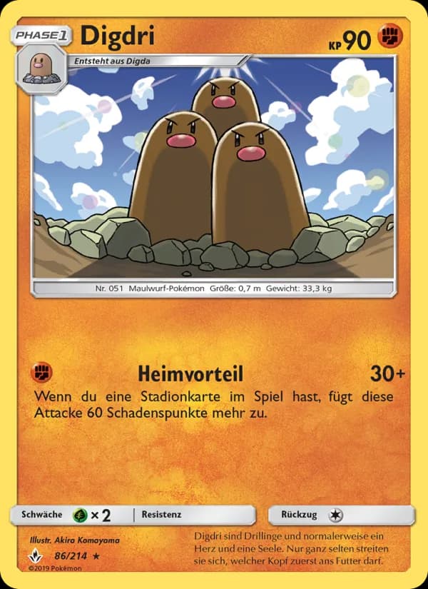 Digdri card in German