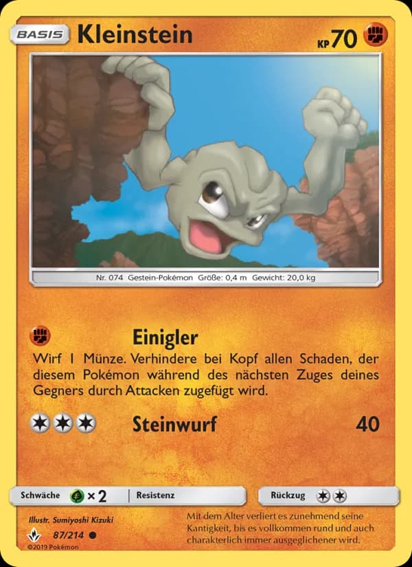 Kleinstein card in German