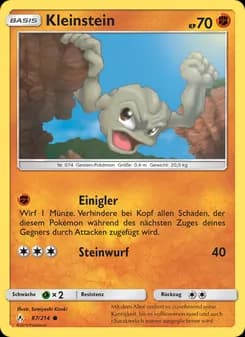 Kleinstein card in German