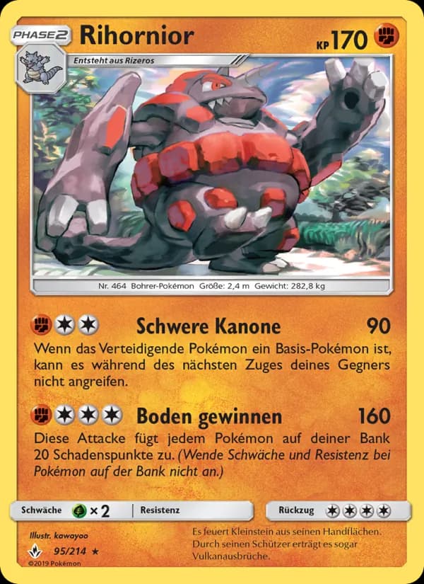 Rihornior card in German