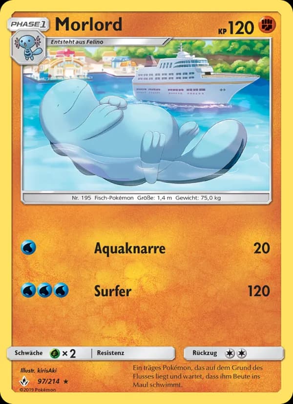 Morlord card in German