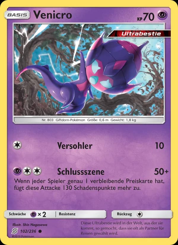Venicro card in German
