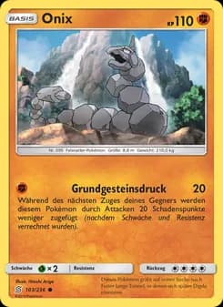 Onix card in German