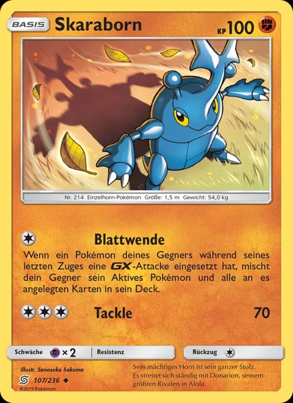 Skaraborn card in German