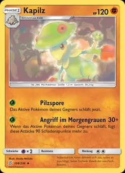 Kapilz card in German