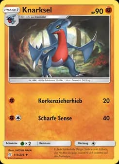 Knarksel card in German