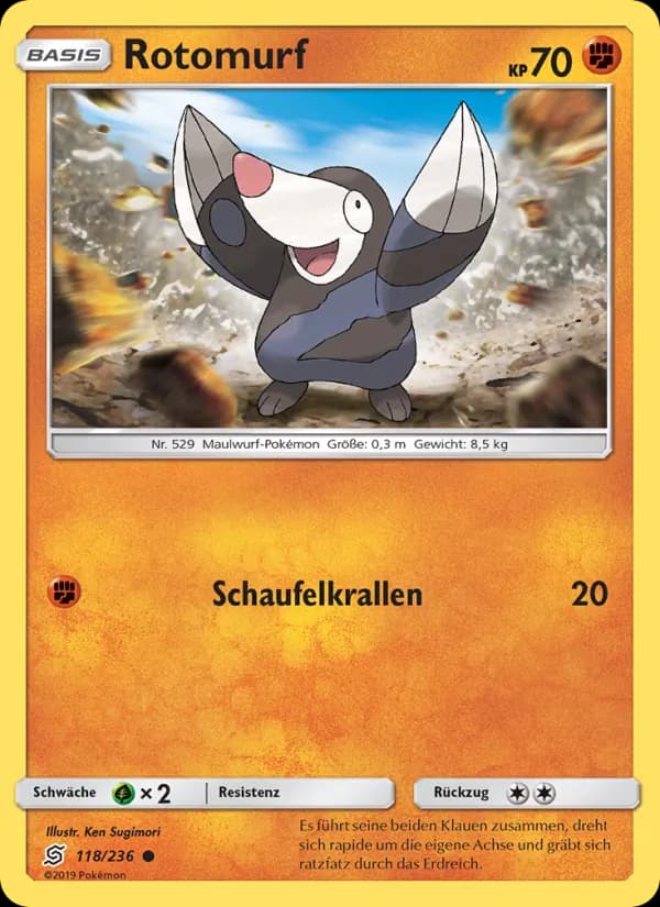 Rotomurf card in German