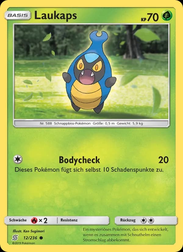 Laukaps card in German