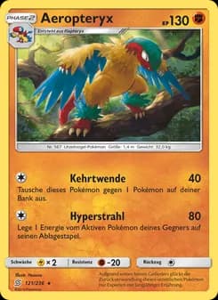 Aeropteryx card in German