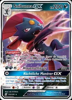 Snibunna GX card in German