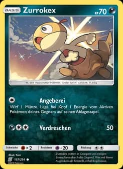 Zurrokex card in German