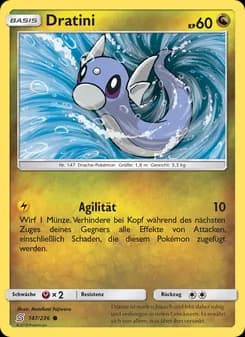 Dratini card in German